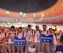 关于德国代表团齐心协力，奋力拼搏的信息